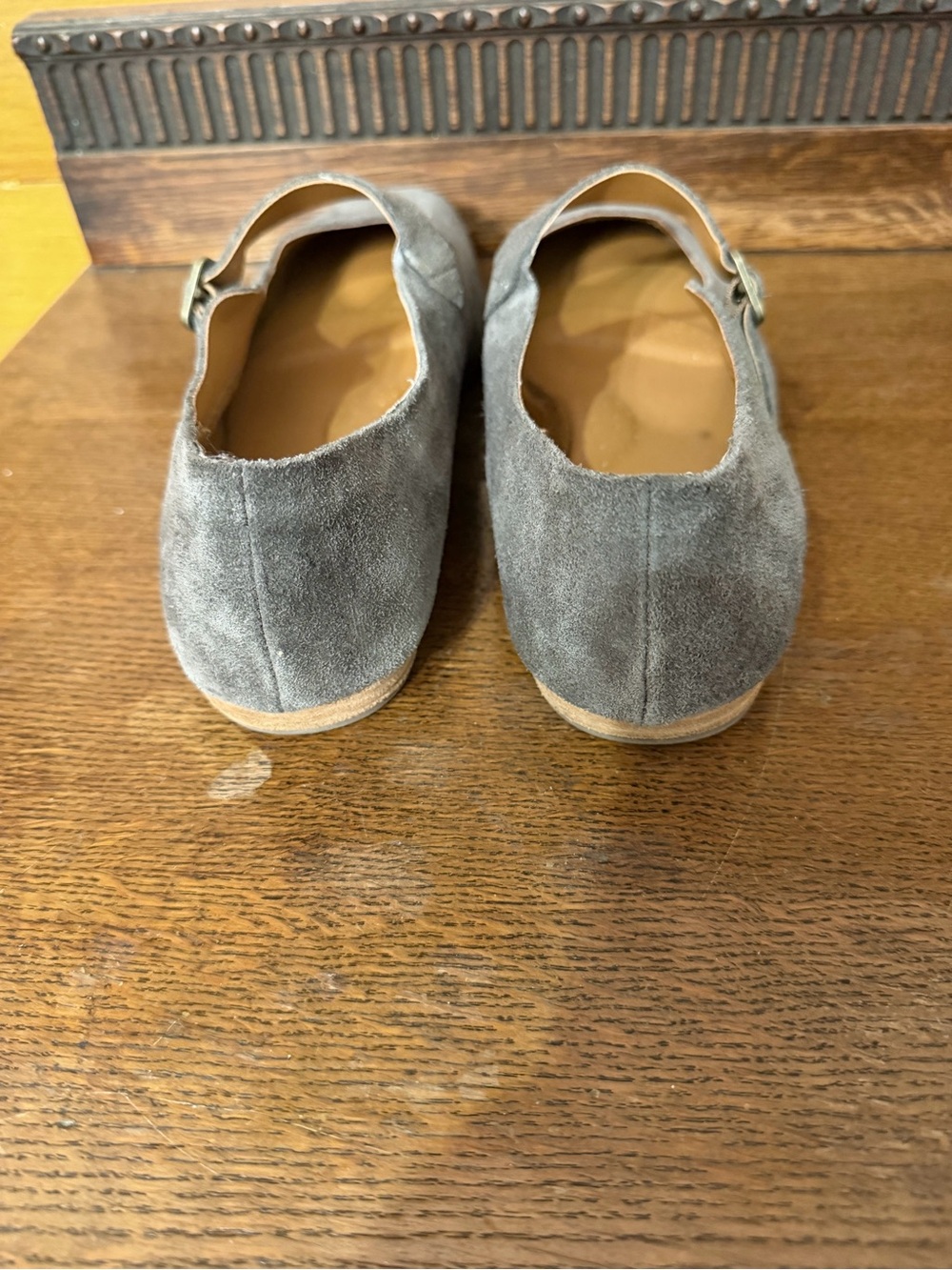 Kork-Ease Women’s Gray Suede Mary Jane Flats - Picture 3 of 11